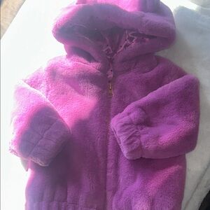 Cozy Kids' Purple Puffer Jacket
